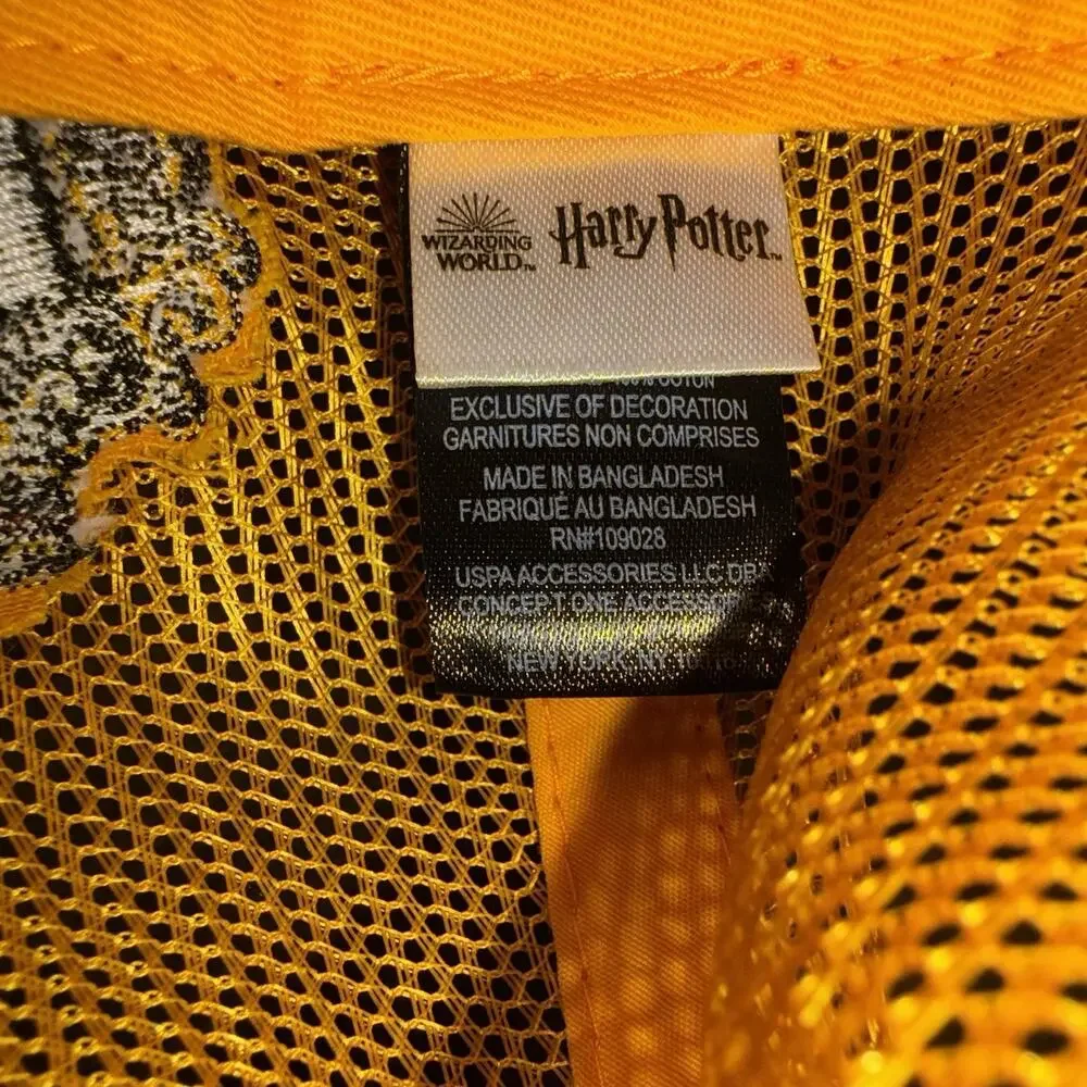 Harry Potter Hufflepuff Collegiate Trucker Cap -‎ BL Exclusive
